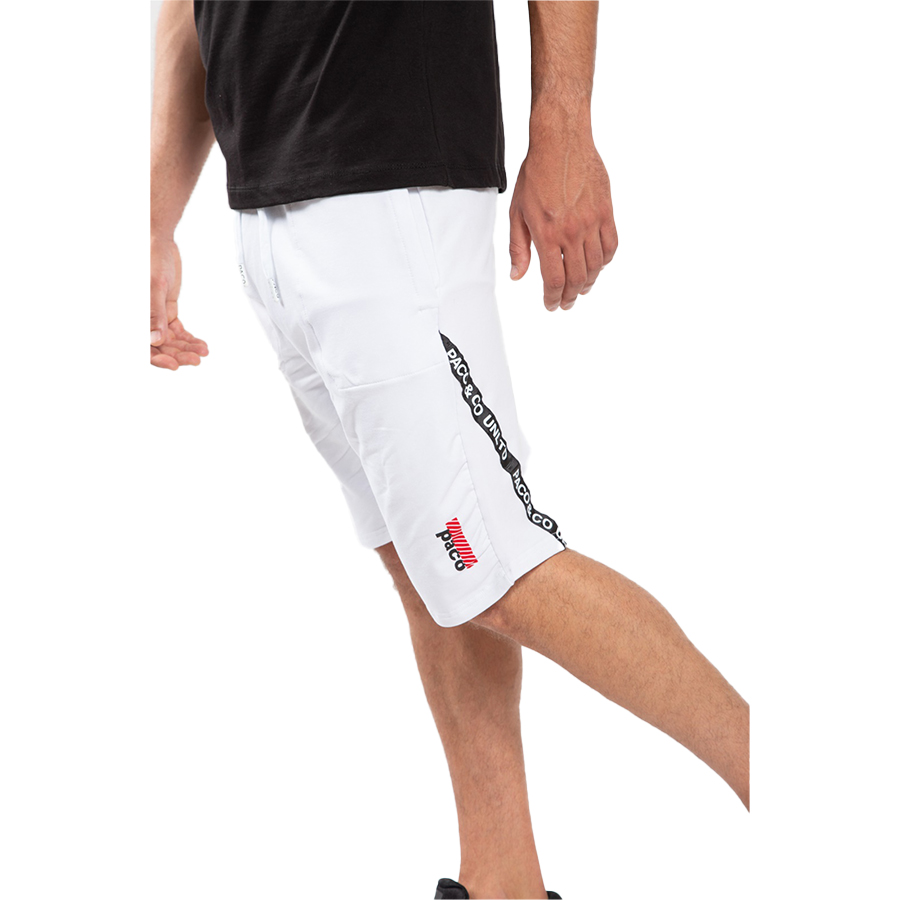 Ανδρική Βερμούδα PACO & CO Χρώμα Λευκό Men’s Short Pant 201601-white
