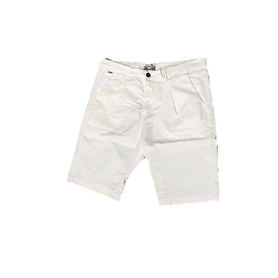 Ανδρική Υφασμάτινη Βερμούδα Scinn Xρώμα Λευκό Scinn Mens Stretch Chino Short Pants OWEN SHPL-white