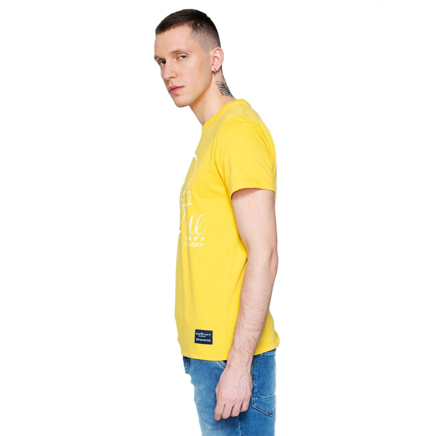 Ανδρική Μπλούζα STAFF Χρώμα Κίτρινο Dennis Man T-Shirt