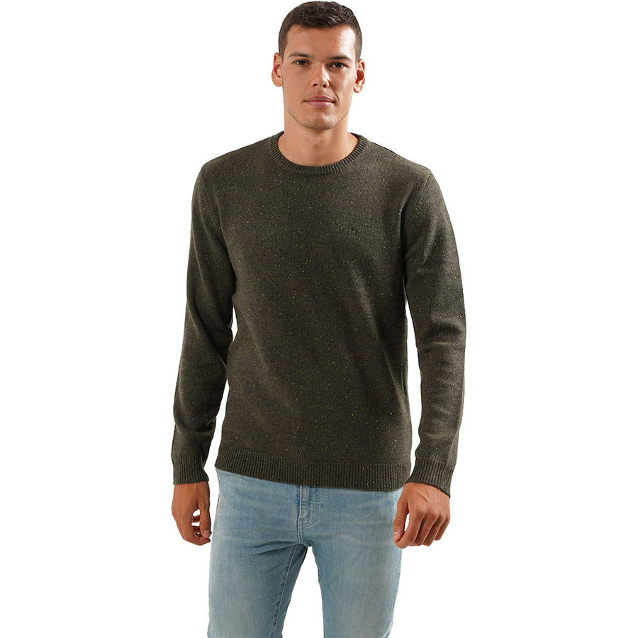 Emerson Men's Knit with Round Neck NEP OLIVE