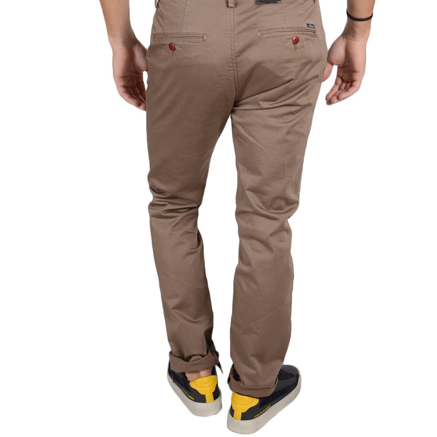 Ανδρικό Υφασμάτινο Παντελόνι Scinn Dilbert-Puro Χρώμα Καφέ