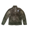Μπλούζα Γούνινη Mακρυμάνικη Paco&Co Χρώμα Λαδί Paco Blouse Fake Fur 202690-olive green