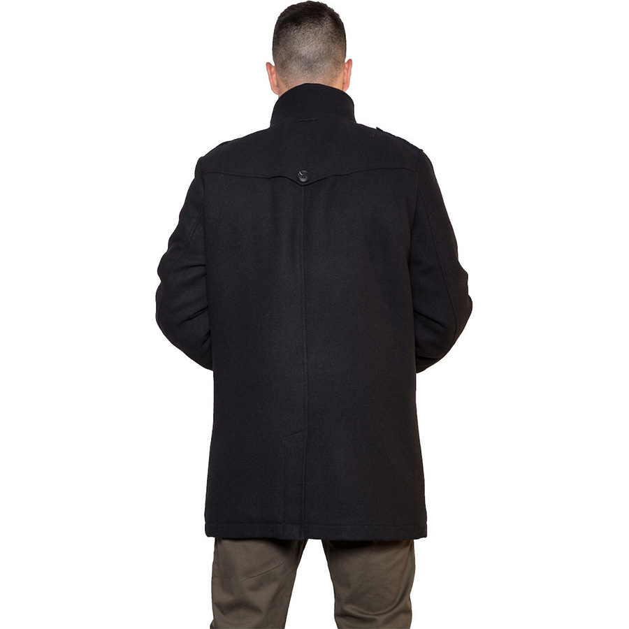 Biston Παλτό Χρώμα Μαύρο Coat Biston 42-201-065-black