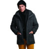 Biston Παρκά Ανθρακί Μπουφάν Με Κουκούλα Coat Biston 40-201-107-anthracite