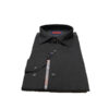 Firenze Ανδρικό Πουκάμισο Χρώμα Μαύρο με Ρίγα Firenze-Black
