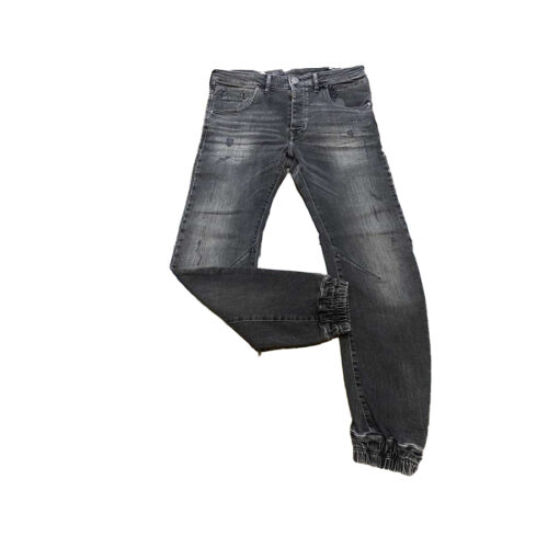 Ανδρικό Παντελόνι Τζιν SCINN Με Λάστιχο LIAM G Χρώμα Γκρι liam g-grey