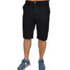 Ανδρική Υφασμάτινη Βερμούδα PACO & CO Χρώμα Μαύρο Mens Shorts Chino Pants 12001-black