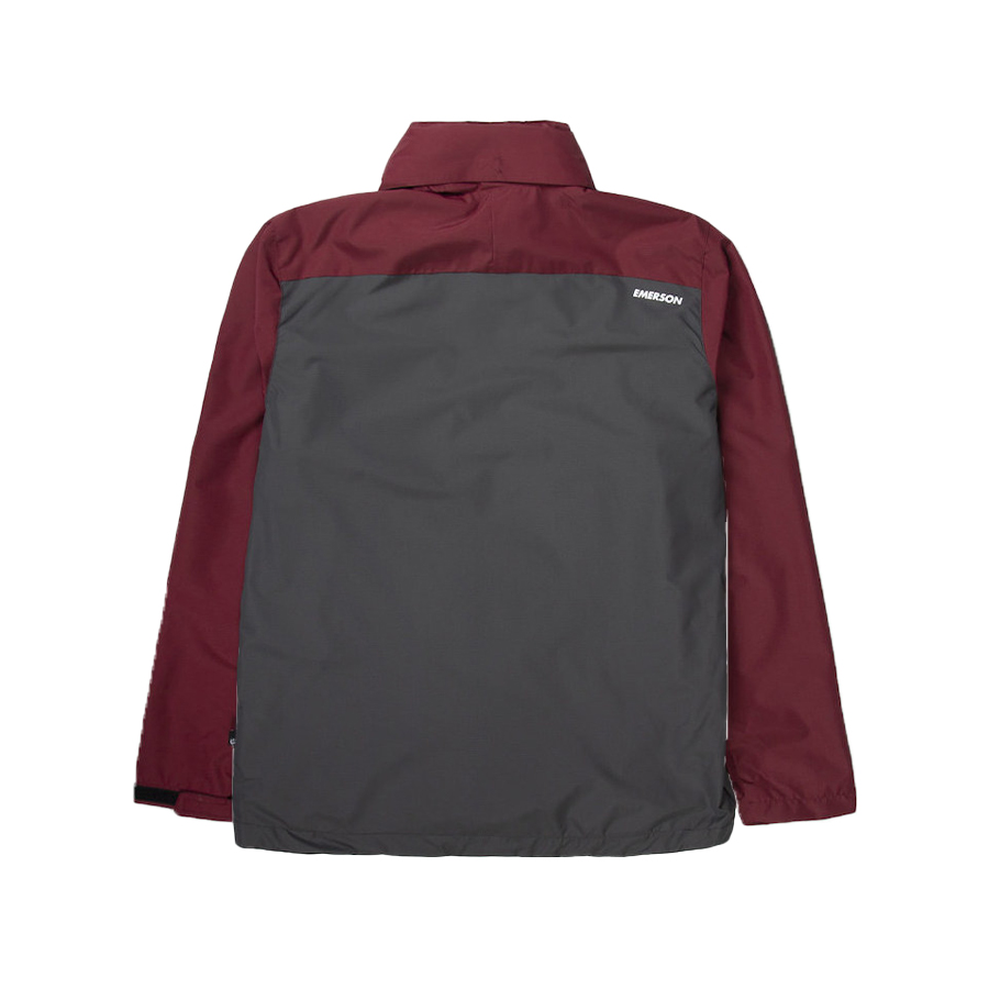 Ανδρικό Μπουφάν EMERSON Χρώμα Σκούρο Γκρι/Μπορντό Lightweigth Roll-In Hood Jacket 201.EM10.12-Darkgrey / Wildberry