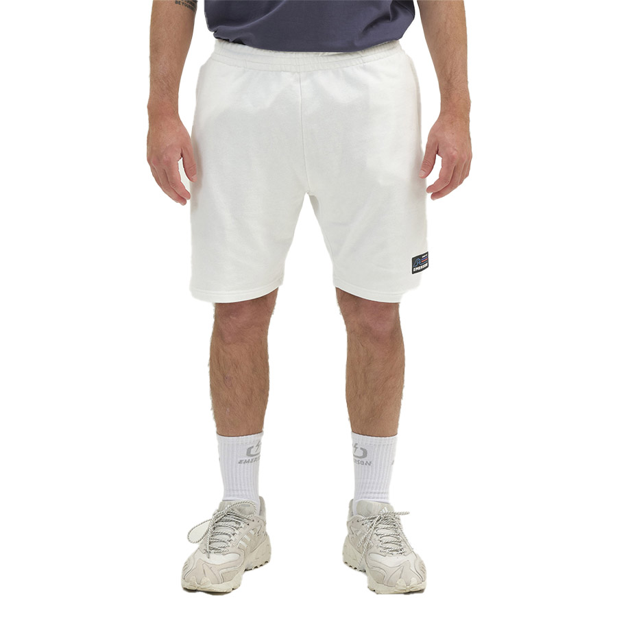 Ανδρική Μακό Βερμούδα EΜERSON Χρώμα Λευκό Emerson Men's Sweat Athletic Shorts 211.EM26.33 white