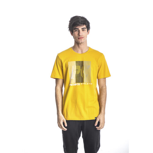ΑΝΔΡΙΚΟ T-SHIRT Paco&Co ΧΡΩΜΑ Κίτρινο 213505-yellow