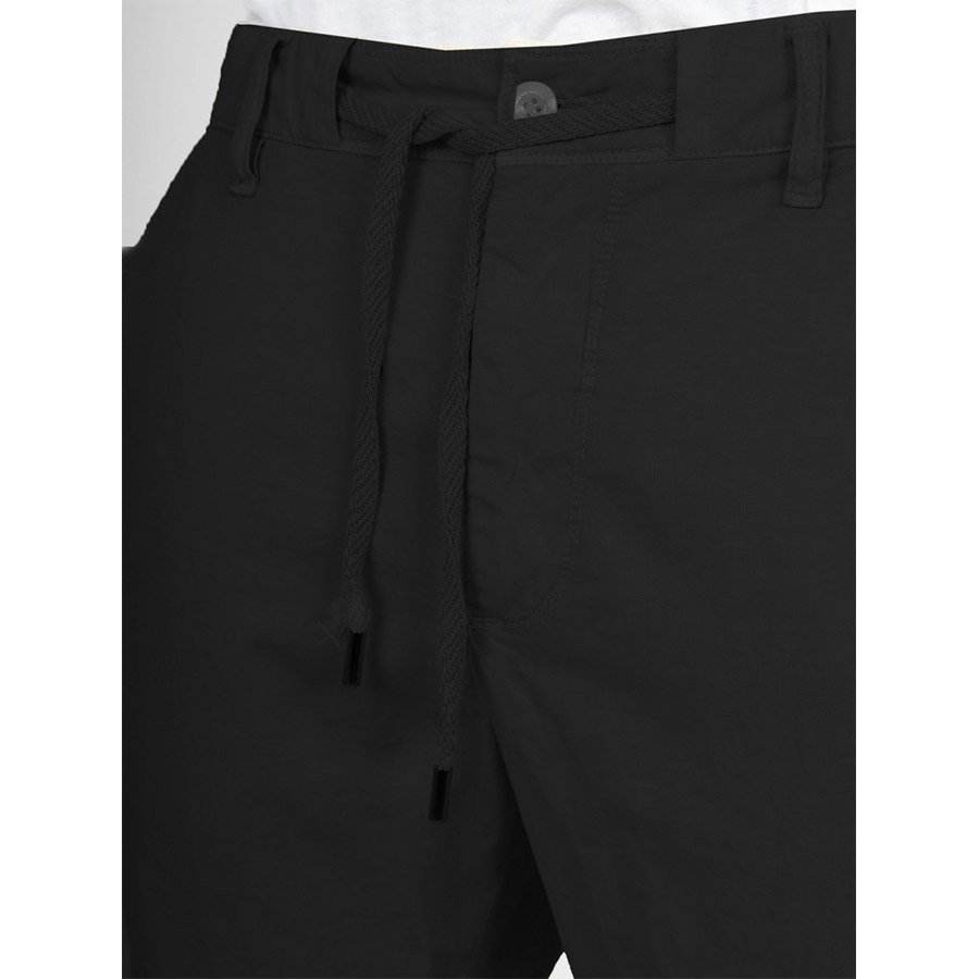 STAFF Λινό Παντελόνι Χρώμα Μαύρο CULTON TAPERED MAN PANT 5-673.923.9.045.Ν0090-black