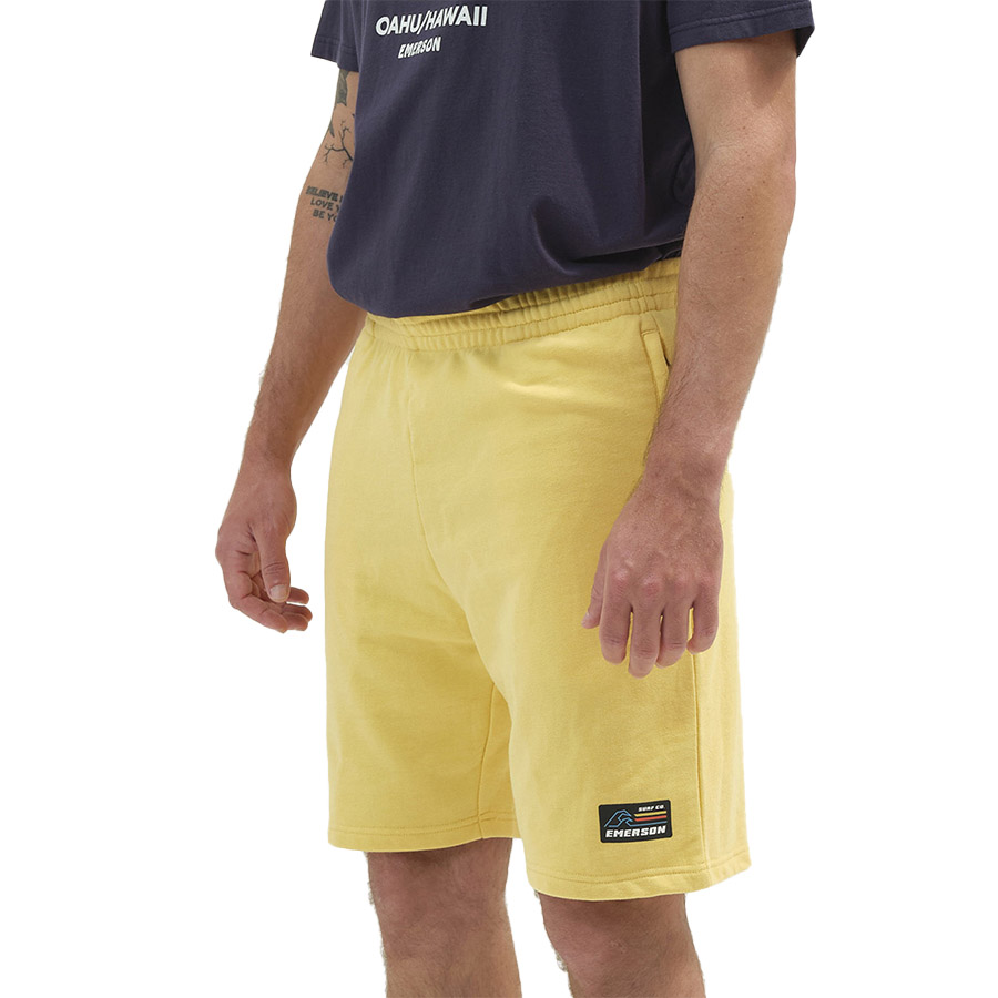 Ανδρική Μακό Βερμούδα EΜERSON Χρώμα Κίτρινο Emerson Men's Sweat Athletic Shorts 211.EM26.33 yellow