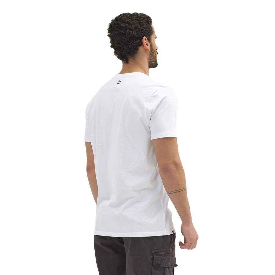 Ανδρικό T-Shirt Emerson Χρώμα Λευκό EMERSON KEEP IT SIMPLE PHOTOS T-SHIRT 211.EM33.34-white