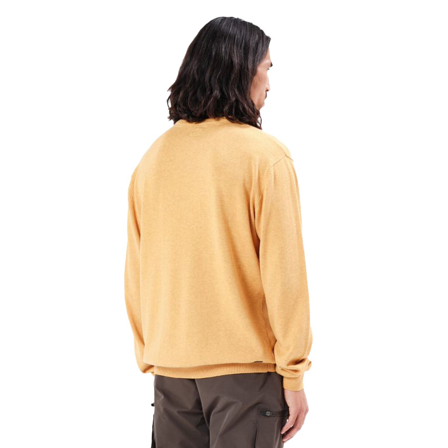 Ανδρική Basic Πλεκτή Μπλούζα Emerson Xρώμα Κίτρινο Men's Cotton Knit with Round Neck 20-212.EM70.90-YELLOW ML