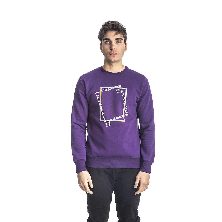 Ανδρικό Φούτερ Paco & Co Χρώμα Μωβ 218560-Purple