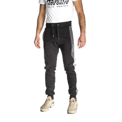 Aνδρικό Παντελόνι Φόρμας PACO & CO Χρώμα Μαύρο Men’s Jogger Pant 218662-black