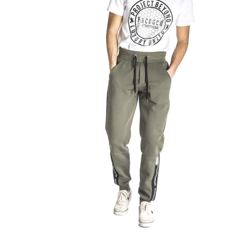 Aνδρικό Παντελόνι Φόρμας PACO & CO Χρώμα Χακί Men’s Jogger Pant 218663-khaki