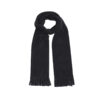 Emerson Κασκόλ Χρώμα Μαύρο Emerson Fringe Fleece Unisex 212.EU03.28-black