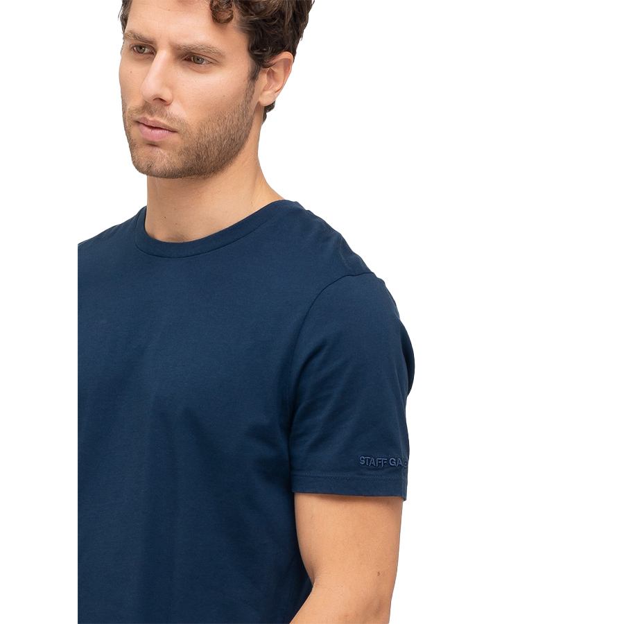 Ανδρικό T-Shirt STAFF Χρώμα Μπλε Alfred Man T-Shirt 64-001.NOS-BLUE NAVY