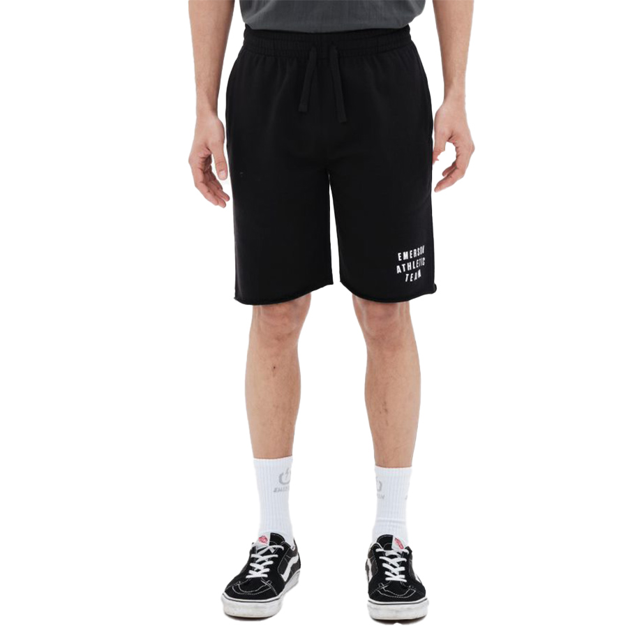 Ανδρική Μακό Βερμούδα EMERSON Χρώμα Μαύρο Emerson Men's Sweat Shorts 221.EM26.37-black