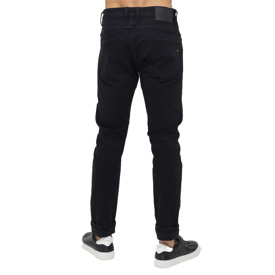 Ανδρικό Παντελόνι Τζιν STAFF Χρώμα Μαύρο Flexy Man Pant 5-820.122.BL.NOS-black