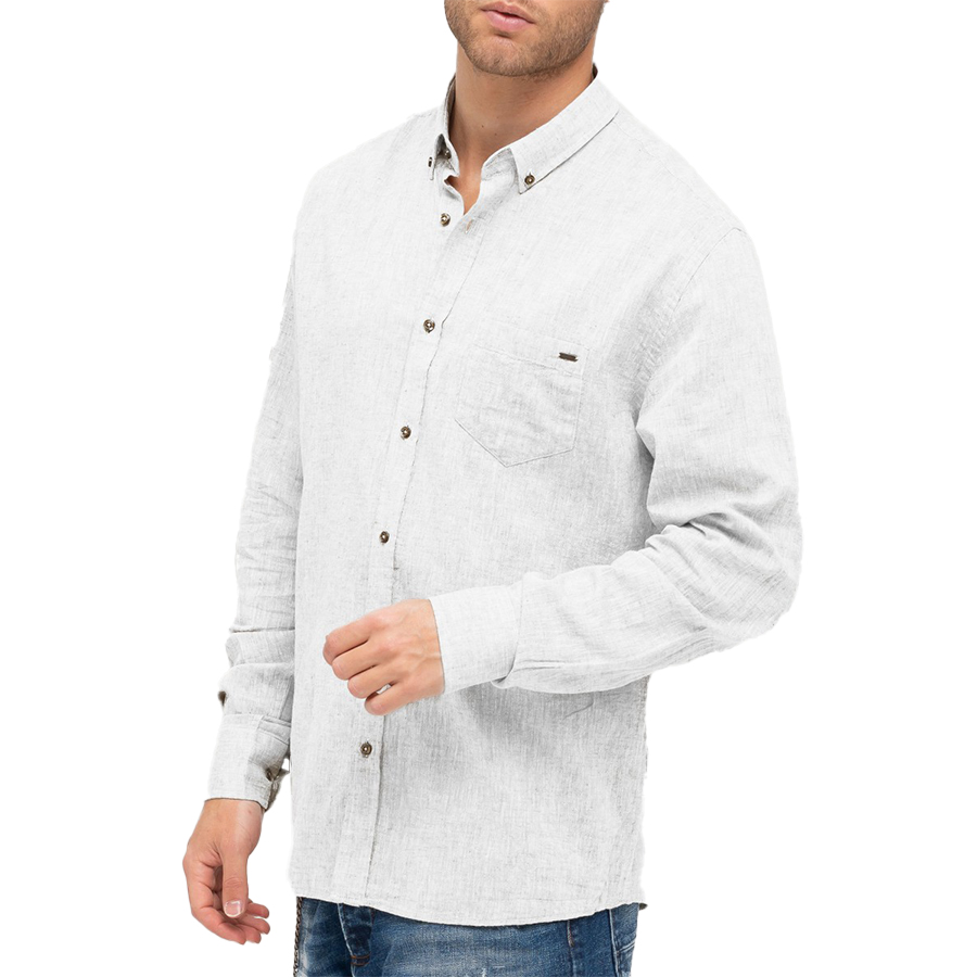 Ανδρικό Πουκάμισο STAFF Χρώμα Λευκό Hummel Man Shirt 61-008.047-Ν0010 white