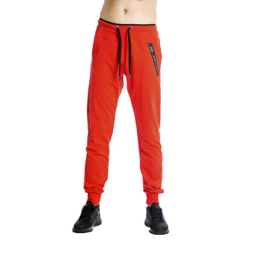 Aνδρικό Παντελόνι Φόρμας PACO & CO Χρώμα Κόκκινο PANTS SIDE JPD ZIPPER 13417-red