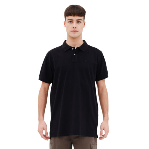 Ανδρικό Polo Basehit Χρώμα Μαύρο Basehit Men's Short Sleeve Polo Shirt 221.BM35.68GD black