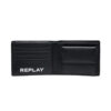 Replay Ανδρικό Πορτοφόλι Xρώμα Μαύρο Men's black leather wallet FM5268.000.A3063 098-black