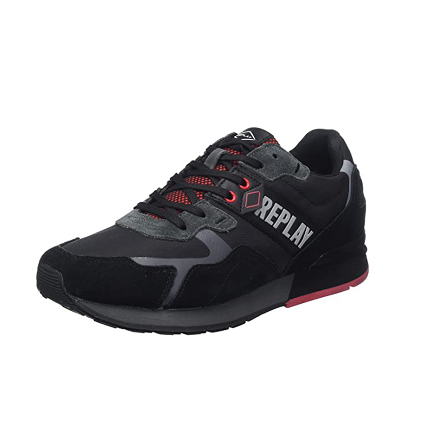 REPLAY Ανδρικά Sneakers Χρώμα Μαύρο/Κόκκινο Replay SNEAKERS GMS1D.003.C0043T 178 black/red