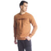 Ανδρικό Φούτερ Paco & Co Χρώμα Καφέ 2288835-brown