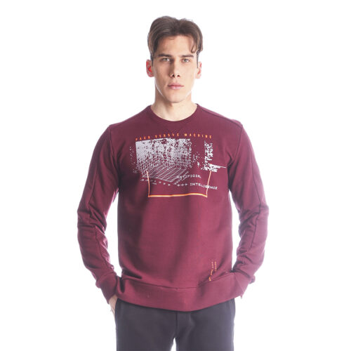 Ανδρικό Φούτερ Paco & Co Χρώμα Μπορντό 2288838-bordeaux