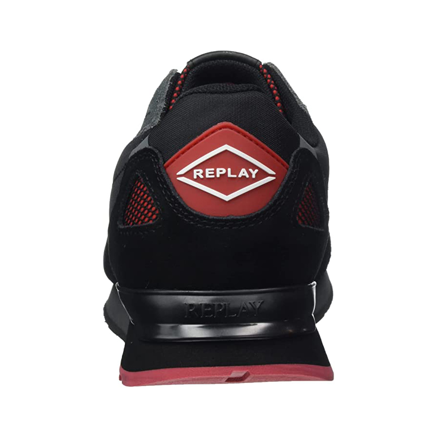 REPLAY Ανδρικά Sneakers Χρώμα Μαύρο/Κόκκινο Replay SNEAKERS GMS1D.003.C0043T 178 black/red