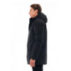 Biston Ανδρικό demi μπουφάν με ενσωματωμένη κουκούλα Χρώμα Μαύρο Jacket 48-201-018 010 black
