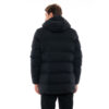 Biston Ανδρικό demi μπουφάν με ενσωματωμένη κουκούλα Χρώμα Μαύρο Jacket 48-201-026 010 black