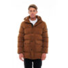 Biston Ανδρικό demi μπουφάν με ενσωματωμένη κουκούλα Χρώμα Καφέ Jacket 48-201-026 074-camel