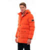 Biston Ανδρικό demi μπουφάν με ενσωματωμένη κουκούλα Χρώμα Πορτοκαλί Jacket 48-201-026 045-orange