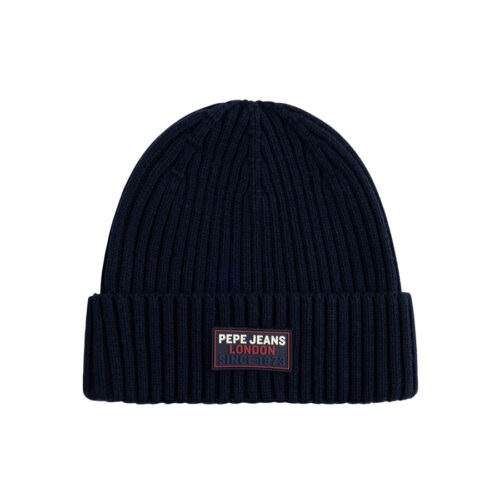 Pepe Jeans Ανδρικός Σκούφος Χρώμα Μπλε HAYES HAT KNIT HAT PM040511-594/DULWICH