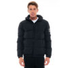 Biston Ανδρικό κοντό μπουφάν με ενσωματωμένη κουκούλα Χρώμα Μαύρο Jacket 48-201-009- 010 black