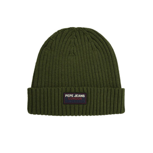 Pepe Jeans Ανδρικός Σκούφος Χρώμα Πράσινο HAYES HAT KNIT HAT PM040511-732/THYME