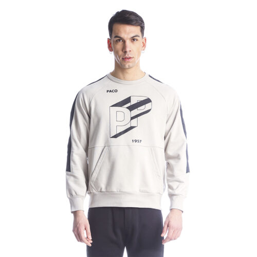 Ανδρικό Φούτερ Paco & Co Χρώμα Μπεζ 2288850-beige