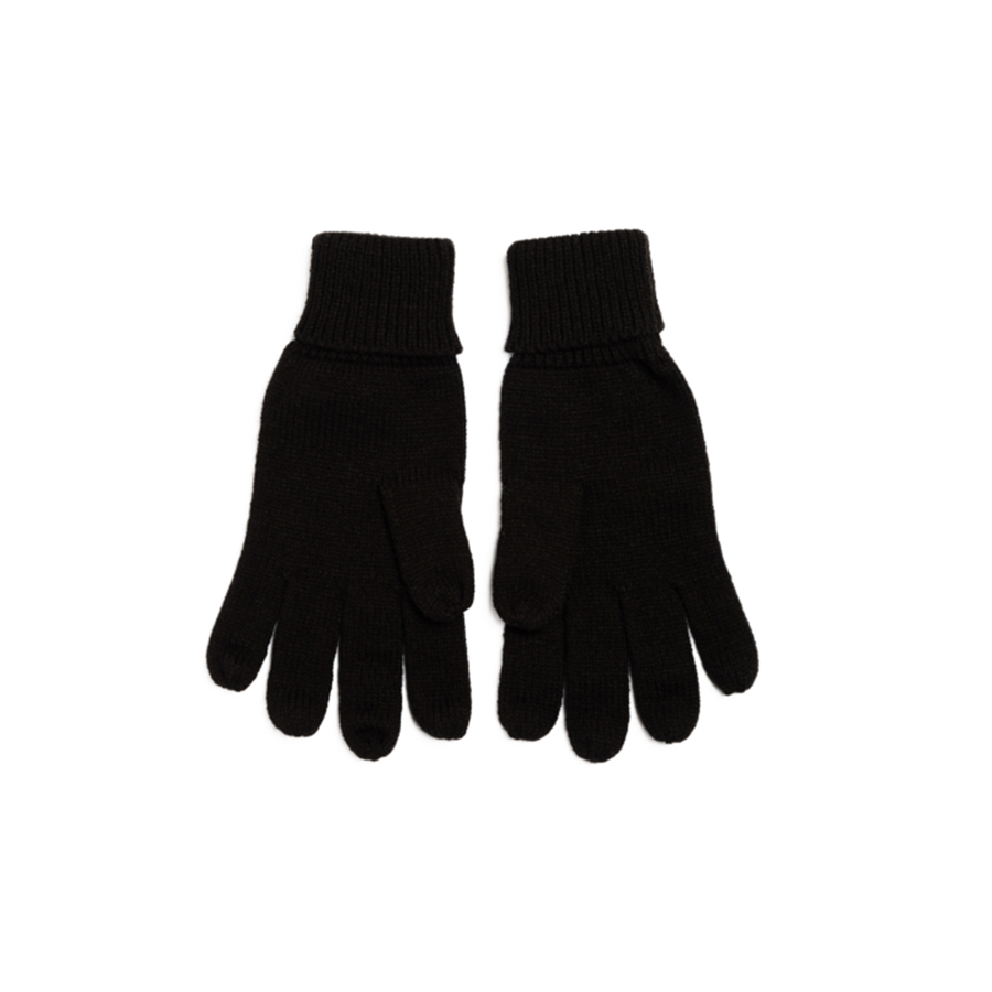 Emerson Πλεκτά Γάντια Χρώμα Μαύρο Unisex Gloves 222.EU07.05-black