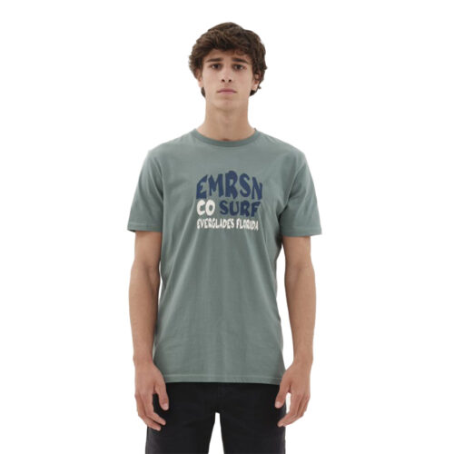 Emerson Ανδρικό T-shirt Κοντομάνικo Χρώμα Πράσινο Men's S/S T-Shirt 231.EM33.08-green