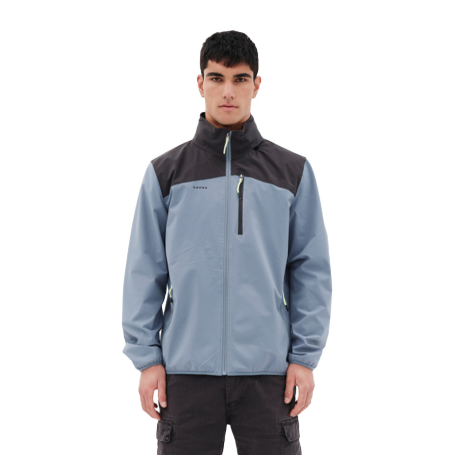 Emerson Ανδρικό Μπουφάν Emerson Men's jacket with roll-in hood 221.EM10.23-K9 STONE BLUE/EBONY