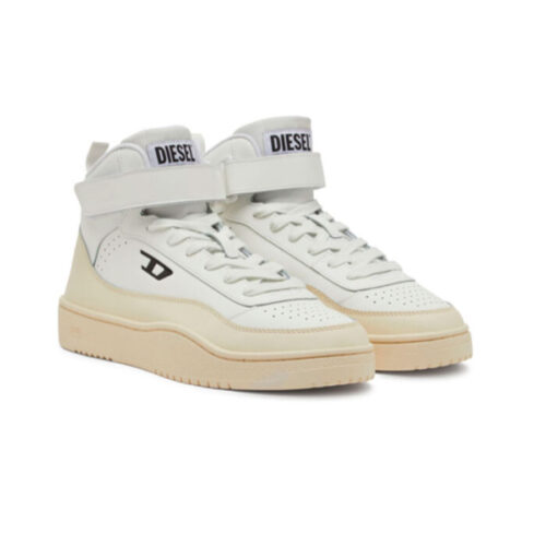 Diesel Ανδρικά Sneakers Xρώμα Λευκό S-TRACKER-D MID Y03600 P5576 HA668- WHITE