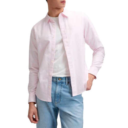 LEE ΑΝΔΡΙΚΟ Λινό ΠΟΥΚΑΜΙΣΟ Ροζ  Shirt 112376560- KY Pink Cross