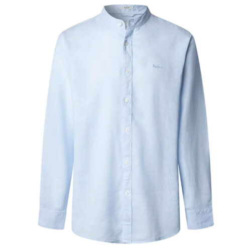 ΑΝΔΡΙΚΟ ΠΟΥΚΑΜΙΣΟ PEPE JEANS Γαλάζιο PHOENIX LONG SLEEVED LINEN SHIRT PM3091194- 504 BLEACH BLUE