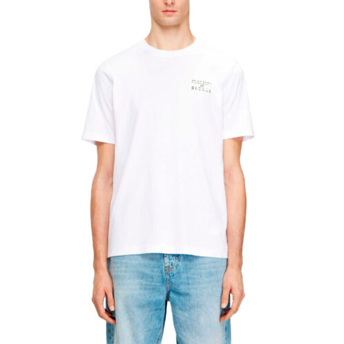 DIESEL ΑΝΔΡΙΚΟ T-SHIRT Χρώμα Λευκό T-SHIRT A2096 0QIAM - T-ADJUST-V5- 100 White