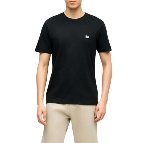 LEE ΑΝΔΡΙΚΟ T-SHIRT ΧΡΩΜΑ Μαύρο SS PATCH LOGO TEE LMG099- Washed Black