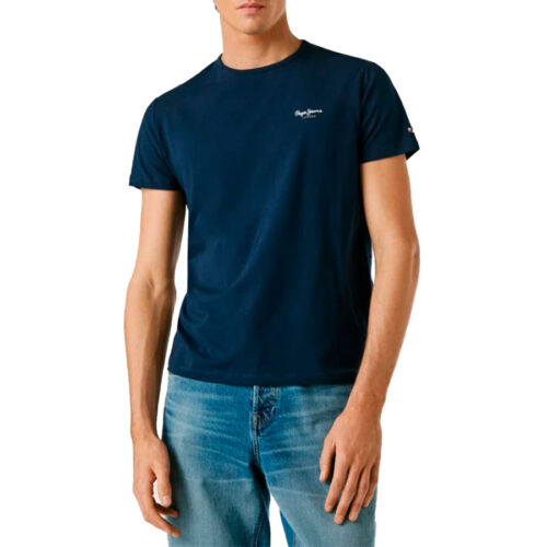 ΑΝΔΡΙΚΟ T-SHIRT PEPE JEANS ΧΡΩΜΑ Σκούρο Μπλε Original Basic 3N PM508212- 595 Navy